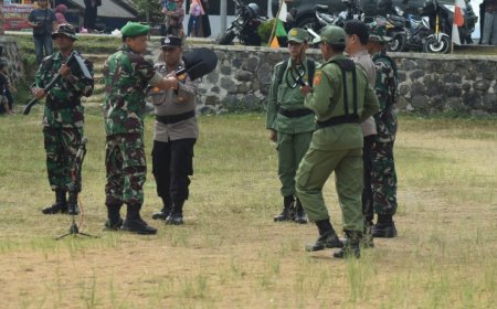 Kasdim Tegal Pimpin Upacara Penutupan TMMD Sengkuyung  Tahap I 2023 Di Wilayah Kabupaten Tegal
