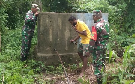 Aksi Nyata Babinsa Koramil Waris Mendengar Keluhan Warga Binaannya