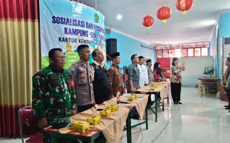 Babinsa Tegal Barat Hadiri Sosialisasi Dan Persiapan Launching Kampung Moderasi Beragama
