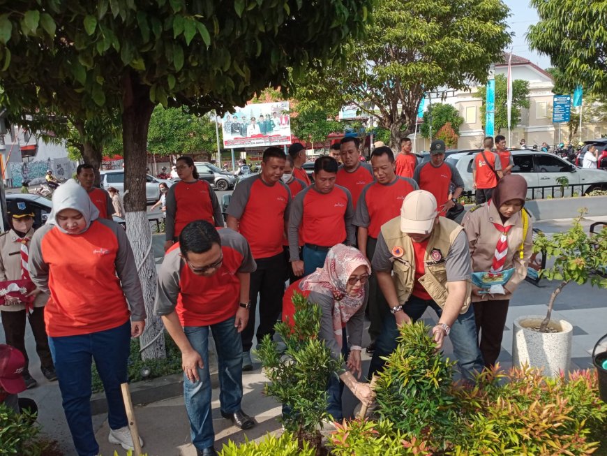 Kasdim Tegal Hadiri Peringatan Hari Lingkungan Hidup Sedunia Ke-51 Tingkat Kota Tegal Tahun 2023