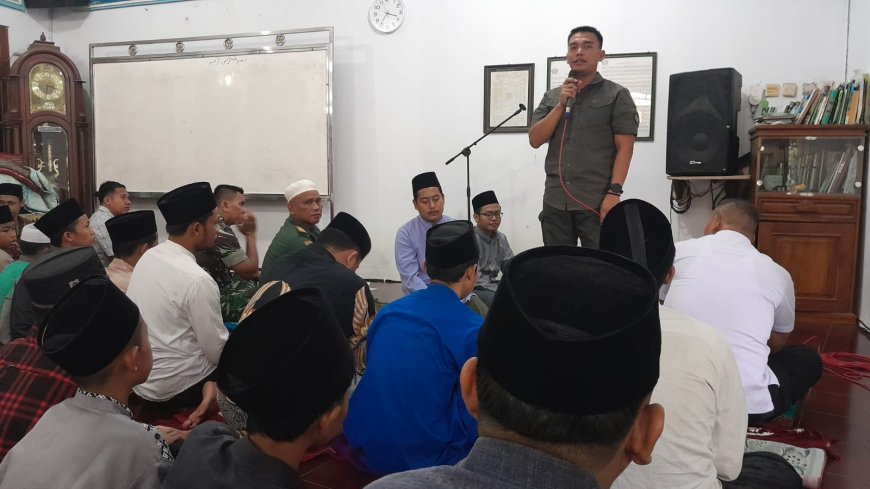 Dandim Tegal Komsos Di Pondok Pesantren Aattauhidiyah