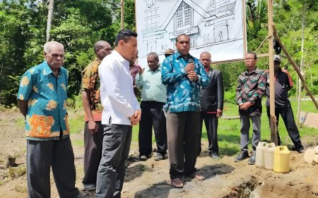 Peletakan Batu Pertama Gedung Gereja Gki Kemtuk Gresi