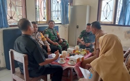 Jalin Komunikasi Di Wilayah, Babinsa Talang Laksanakan Komsos