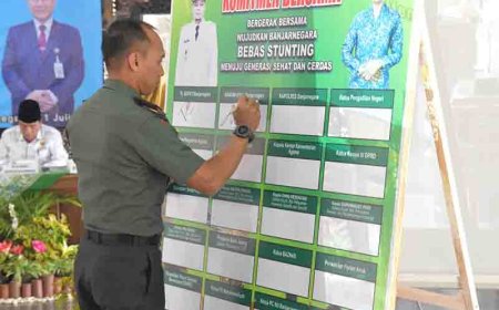 Dandim 0704 Banjarnegara Rembuk Stunting Bersama Forkopimda