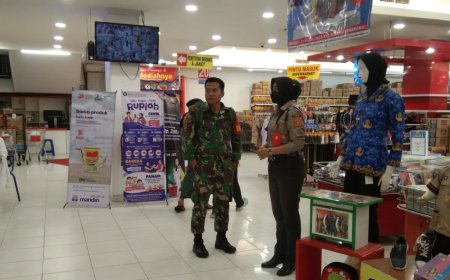 Babinsa Patroli Sambangi Kantor Perbankan, Wujud TNI Hadir di Tengah Masyarakat