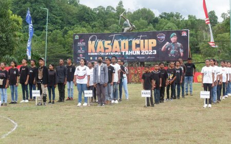 Gelar Turnamen Kasad Cup 2023 Danrem Berharap Muncul Bibit Atlet Sepak Bola dan Voli