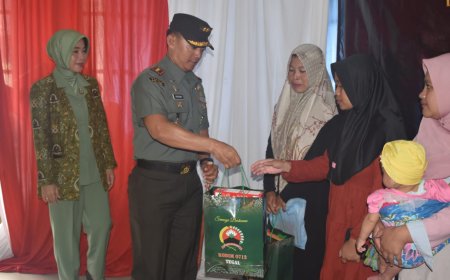Ibu Hamil Dan Balita Stunting Dapat Bantuan Makanan Tambahan dari Dandim 0712 Tegal