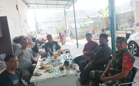Danramil Talang Laksanakan Komsos Dengan Tokoh Masyarakat