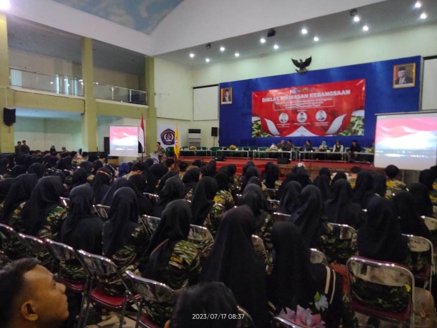 Kodim Tegal Berikan Wasbang Kepada Mahasiswa UPS Tahun Anggaran 2023