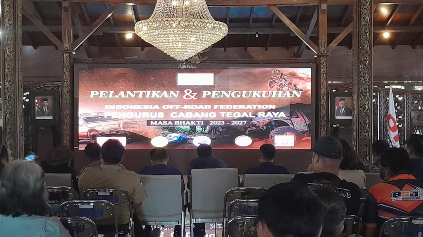 Dandim Tegal Hadiri Pelantikan Dan Pengukuhan Indonesian Offroad Federation Pengurus Cabang Tegal Raya Masa Bhakti 2023-2027