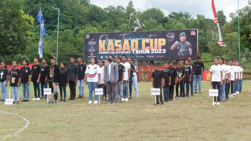 Gelar Turnamen Kasad Cup 2023 Danrem Berharap Muncul Bibit Atlet Sepak Bola dan Voli
