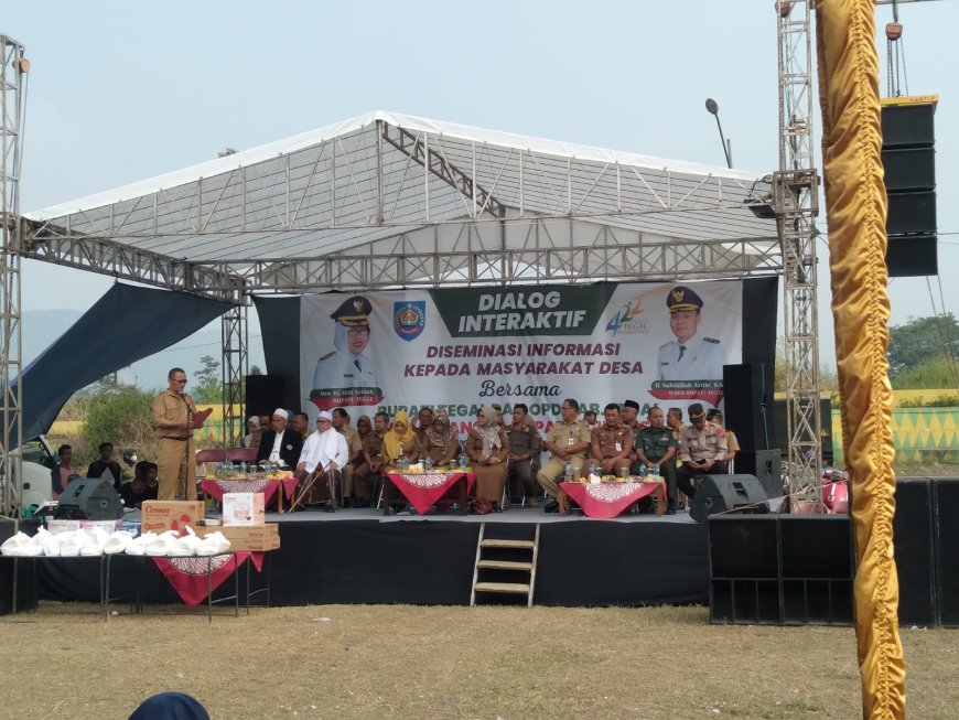 Danramil Lebaksiu Hadiri Acara Dialog Interaktif Diseminasi Informasi Dalam Rangka Bupati Tilik Desa