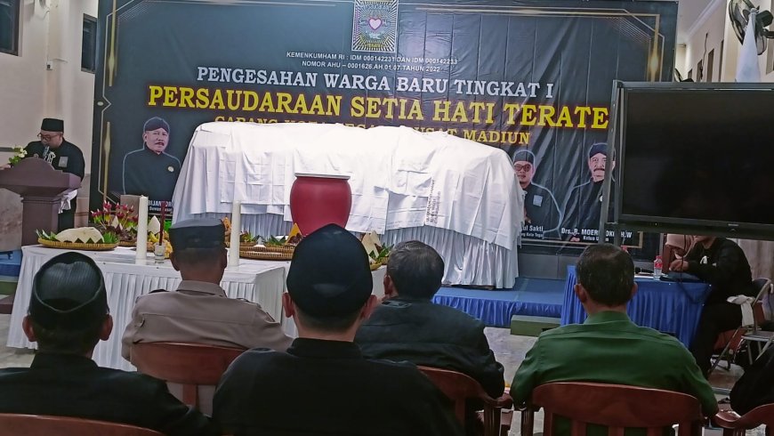 Danramil Tegal Selatan Hadiri Undangan Pengesahan Warga Baru PSHT Cabang Kota Tegal