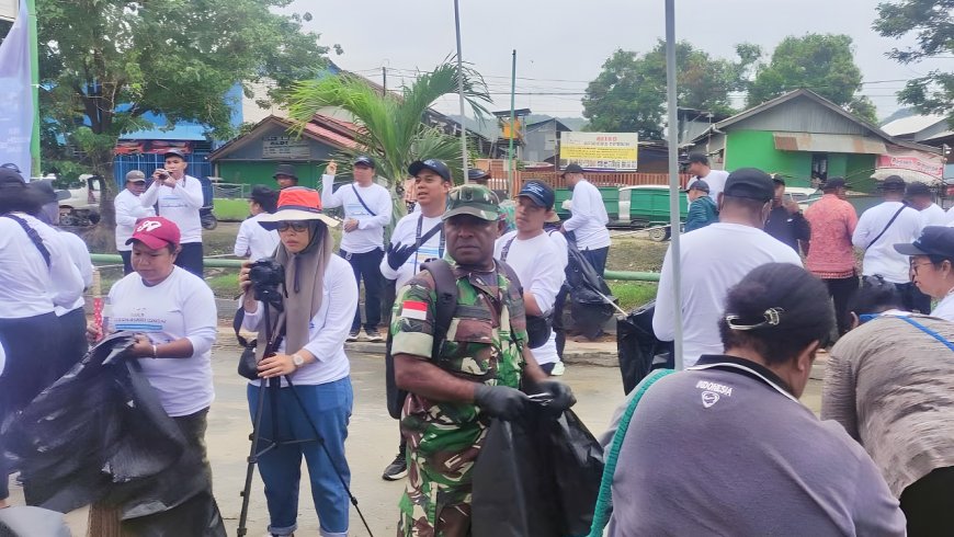 Peringati Hari Sungai Nasional, BWS Papua Gelar Pembersihan Sungai Kali Acai