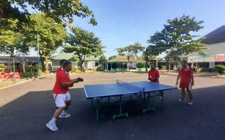 Jaga Kebugaran, Kodim 0712 Tegal Gelar Olahraga Bersama