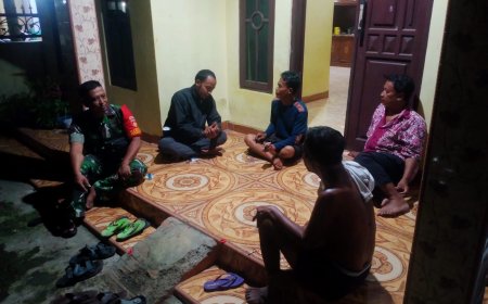 Sertu Jumianto Babinsa Koramil Dukuhturi Kodim 0712 Tegal Sambangi Warga Binaan di Desa Kepandean