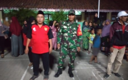Babinsa Talang Pantau Kegiatan Lomba HUT RI Ke-78 Tahun 2023