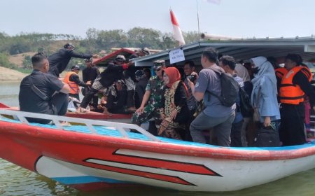 Dandim Tegal Hadiri Acara Sedekah Bumi Waduk Cacaban