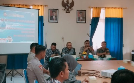 Rakor Pembentukan Tim Penanganan  Kebakaran Hutan dan Lahan di Kota Tegal