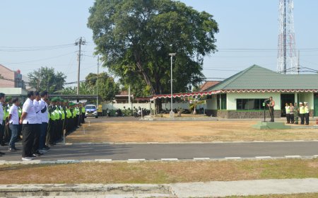 Apel Gabungan Dalam Rangka Pengamanan VVIP Kunker Presiden Republik Indonesia