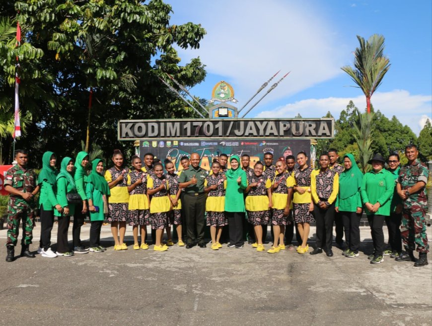 Ini Harapan Dandim Jayapura Saat Membuka Lomba Tari Yospan Piala Kasad 2023