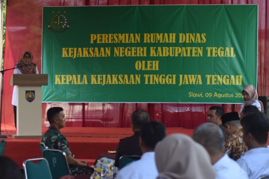 Dandim Tegal Hadiri Acara Peresmian Rumah Dinas Kajari Kabupaten Tegal