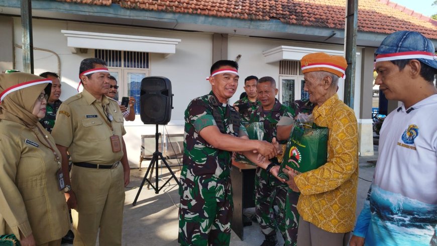 Bhakti Sosial Dan Karya Bhakti Kodim 0712 Tegal Dalam Rangka Memperingati HUT Kemerdekaan RI Ke-78 Tahun 2023