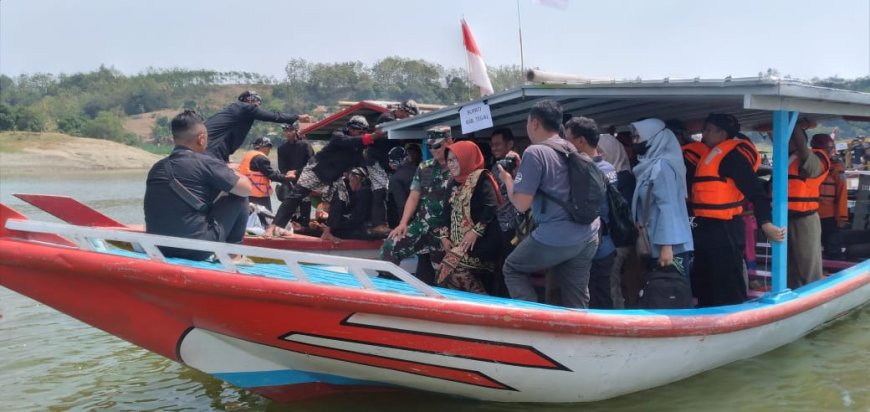 Dandim Tegal Hadiri Acara Sedekah Bumi Waduk Cacaban