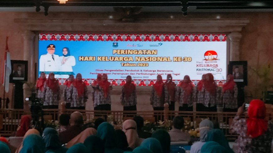 Danramil Suradadi Hadiri Peringatan Hari Keluarga Nasional Ke-30 Tingkat Kota Tegal Tahun 2023