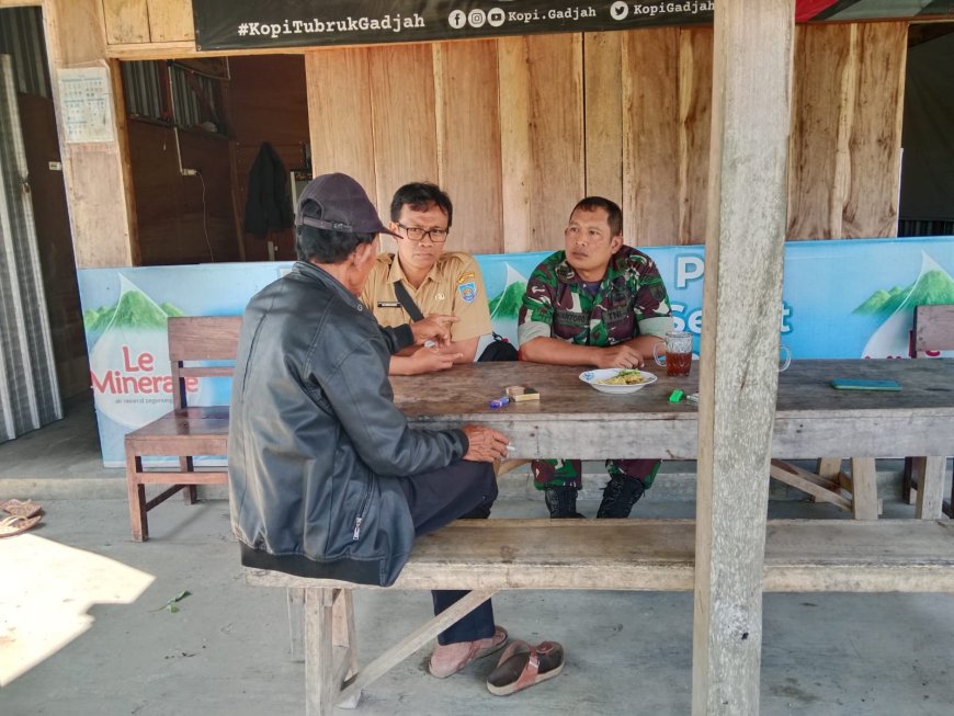 Babinsa Kedungbanteng Komsos Dengan Warga Binaan