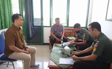 Tim Dalprog Korem 071 Wijayakusuma Kunjungi Kodim 0712 Tegal