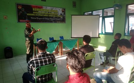 Koramil 01 Tegal Barat Gelar Komunikasi Sosial Dengan Komponen Masyarakat