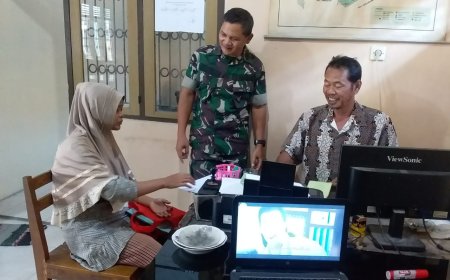 Babinsa Tarub Lakukan Komsos Dengan Perangkat Desa Kalijambe