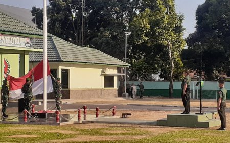 Kodim 0712 Tegal Gelar Upacara Hari Senin
