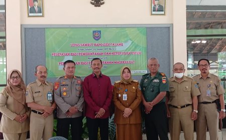 Danramil Talang Hadiri Pisah Sambut Kapolsek Talang