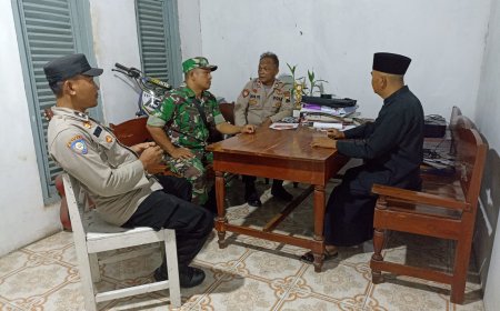 Babinsa Koramil Kedungbanteng Komsos Dengan Warga Binaan