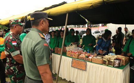 Sambut Hut Tni Ke 78 Kodim Jayapura Ikut Meriahkan Bazar Umkm Dan Dapur Umum