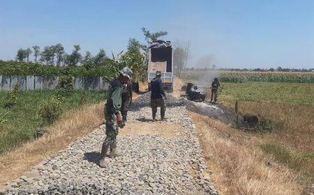 Droping Material Terus Dilakukan di Lokasi TMMD Kodim 0712 Tegal