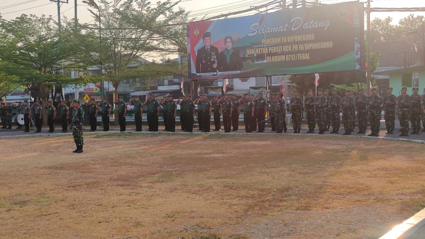Kodim Tegal Gelar Upacara Awal Bulan September 2023