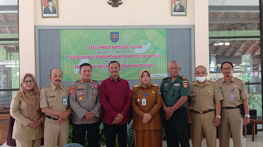 Danramil Talang Hadiri Pisah Sambut Kapolsek Talang