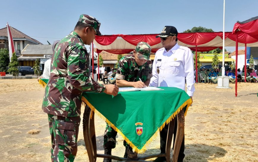 Bunyi Kentongan Pertanda TMMD Sengkuyung Kodim 0712 Tegal Resmi Di Buka