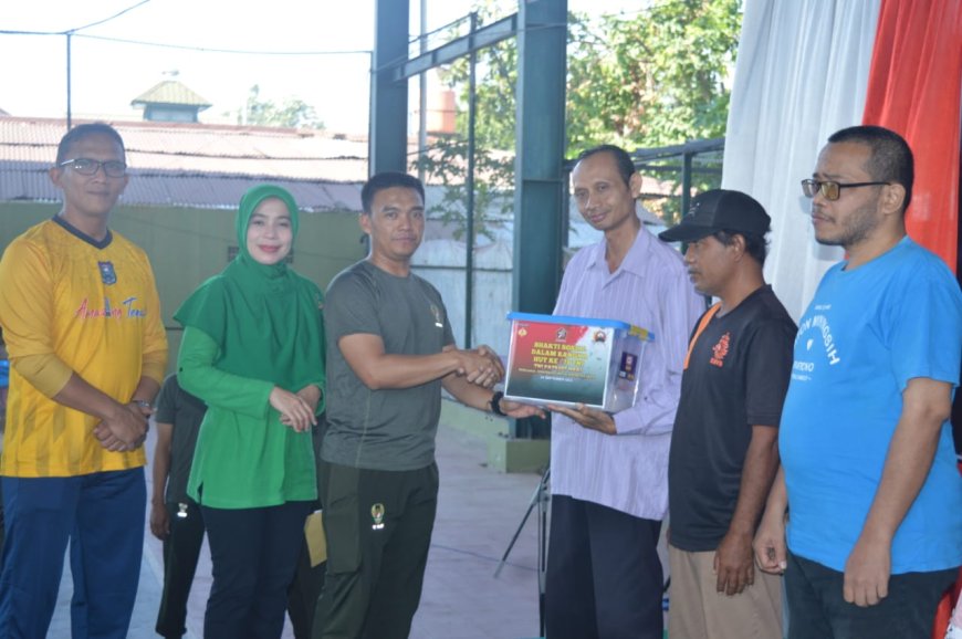 Kodim 0712 Tegal Meriahkan Rangkaian HUT TNI Ke 78 Dengan Gelar Bhakti Sosial