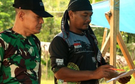 Tetap Bekerja Tulus Dan Ikhlas Danki Satgas Terus Motivasi Personel Satgas TMMD