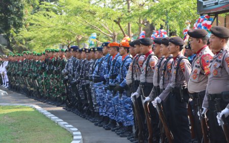 Kodim 0712 Tegal Gelar Upacara Peringatan HUT TNI Ke - 78 Tahun 2023