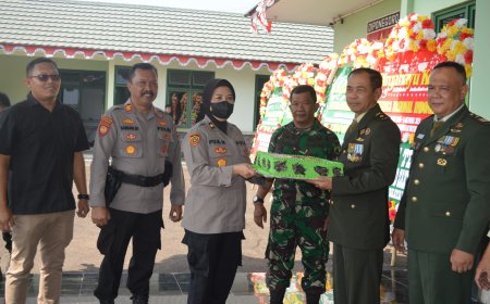 HUT TNI Ke – 78, Kodim 0712 Tegal Mendapat Surprise Dari Polres Tegal