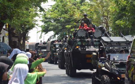 Di Hari Ulang Tahun TNI Dan Kodam IV Diponegoro, Kodim 0712 Tegal Gelar Pameran Alutsista