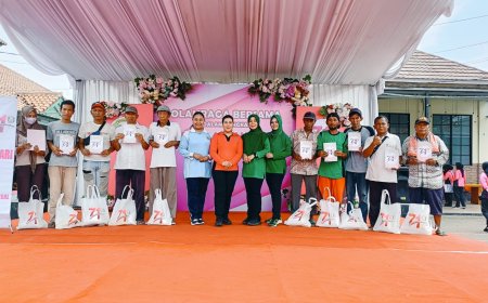 Dandim Tegal Hadiri Olahraga Bersama Dalam Rangka Hari Kesatuan Gerak Bhayangkari Ke-71 Tahun 2023