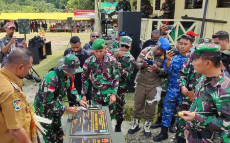 TMMD Reguler 118 Resmi Ditutup Dansatgas Serahkan Hasil Kegiatan Kepada Pj. Bupati Jayapura