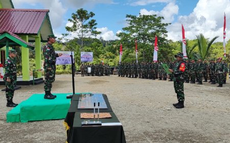 Danrem 172 Tutup TMMD Ke 118 Di Wilayah Terjauh Kabupaten Jayapura