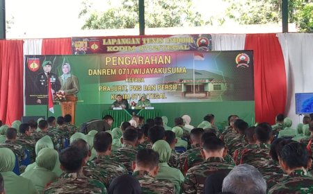 Kunjungan kerja Danrem 071 Wijayakusuma di Kodim 0712 Tegal